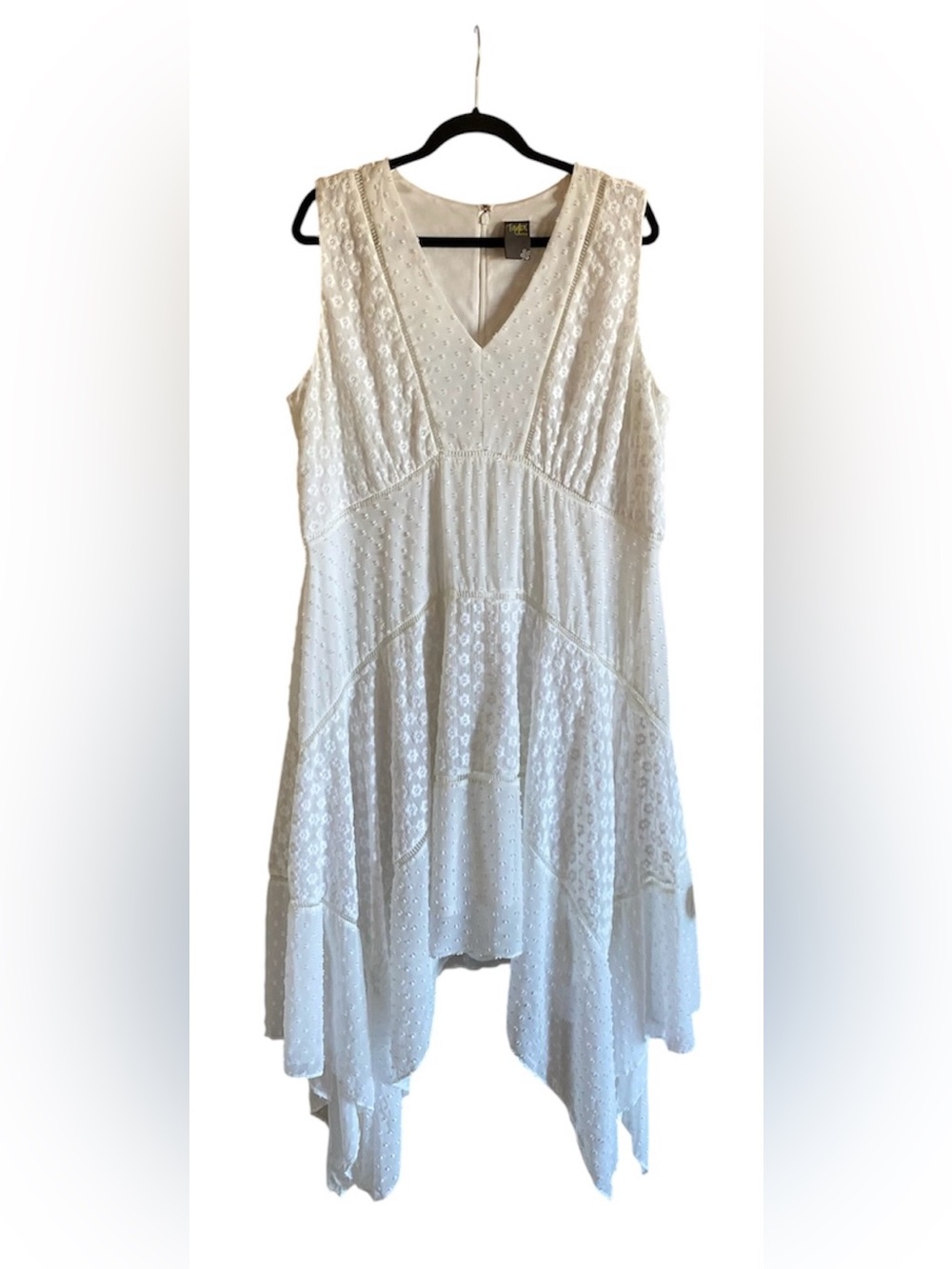 Women’s TAYLOR V Neck Lace MIDI Dress XL